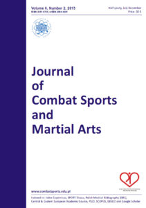 Journal of Combat Sports and Martial Arts