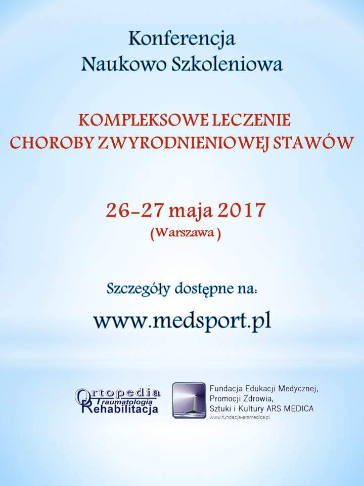 KONFERENCJA NAUKOWO SZKOLENIOWA 26-27.05.2017